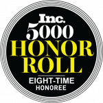 Inc 5000 8 time Honor Roll Honoree